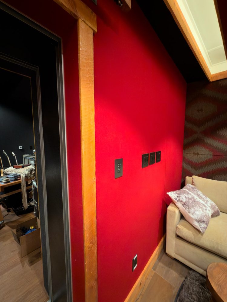 Pendleton Fabric Red Room Wall